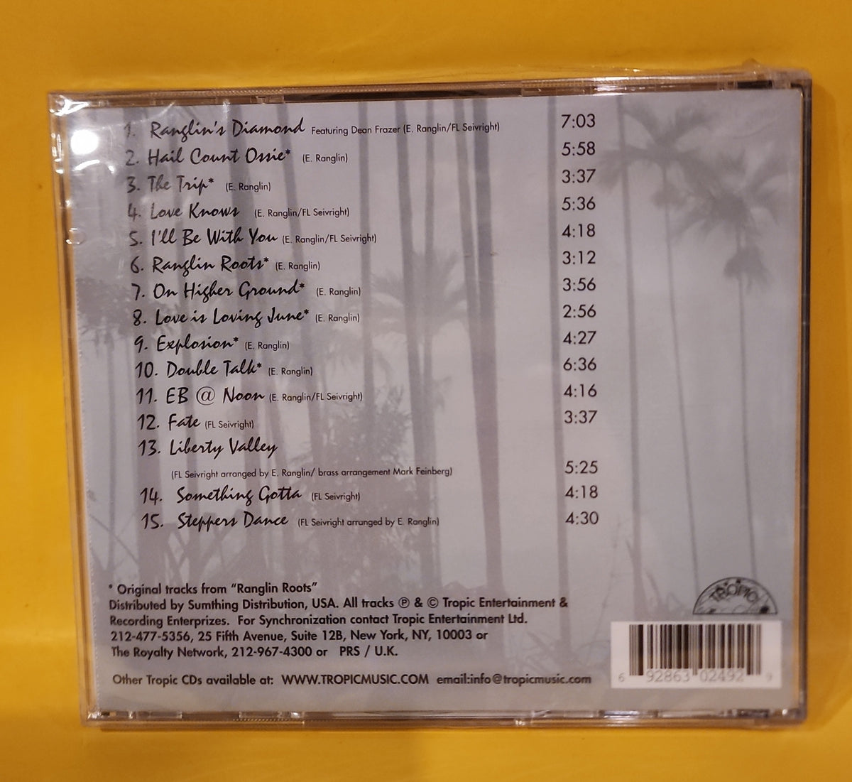 Ernest Ranglin - Ultimate Ranglin Roots - Tropic 0015 New - Sealed - CDs Ernest Ranglin - Ultimate Ranglin Roots - Tropic 0015 New - Sealed - CDs