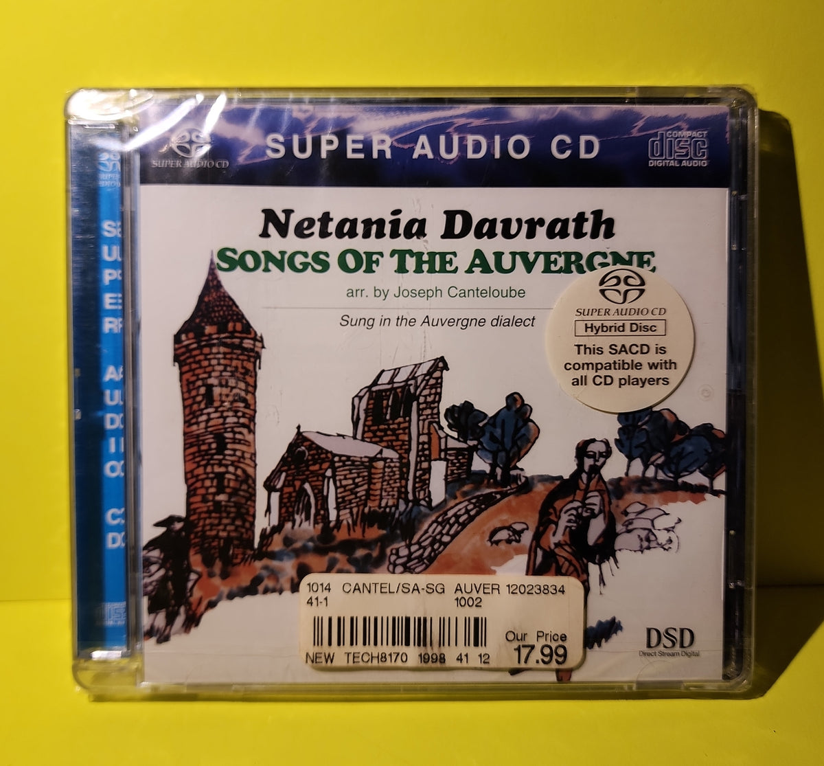 Canteloube / Netania Davrath / Pierre De La Roche - Songs Of The Auvergne - 2000 - VSD 502 New - Sealed - CDs Canteloube / Netania Davrath / Pierre De La Roche - Songs Of The Auvergne - 2000 - VSD 502 New - Sealed - CDs