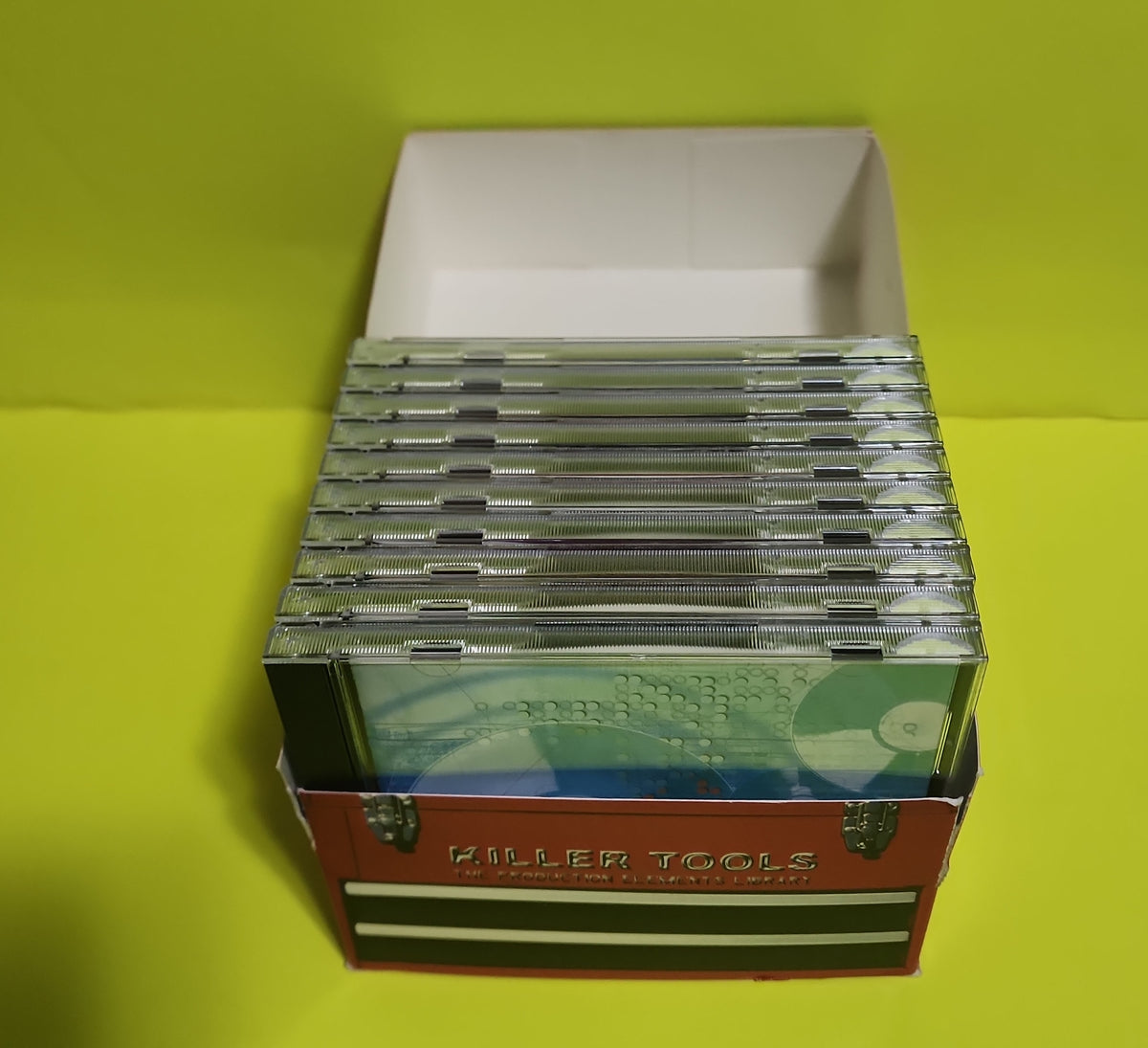 Killer Tools 1-10 - The production Elements Library 10 CDs Box Set Rare. - NM - CDs Killer Tools 1-10 - The production Elements Library 10 CDs Box Set Rare. - NM - CDs