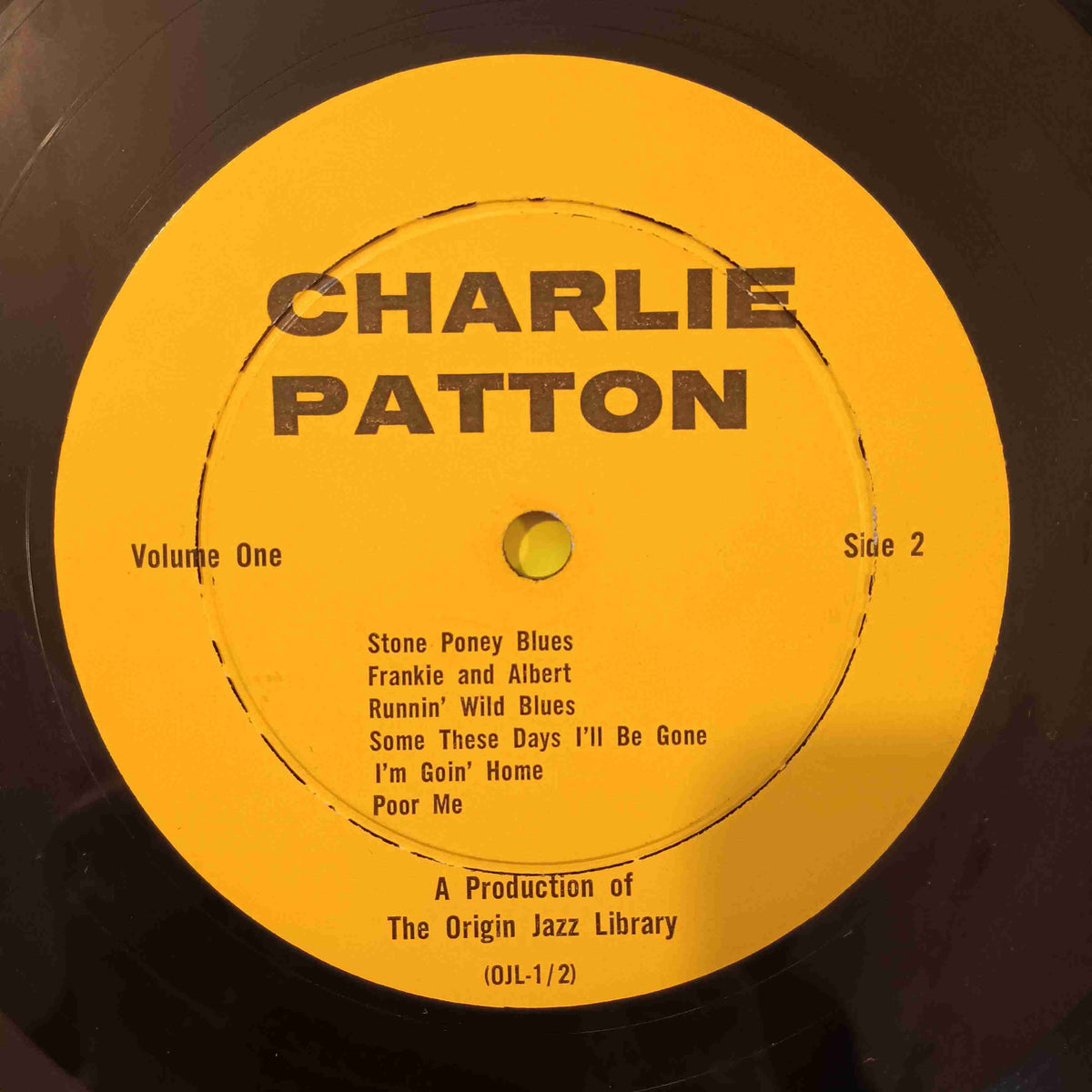 Charlie Patton - The Immortal Charlie Patton No. 1 OG w. Booklet - 1962 - OJL1 Used - VG++ - Vinyl Charlie Patton - The Immortal Charlie Patton No. 1 OG w. Booklet - 1962 - OJL1 Used - VG++ - Vinyl