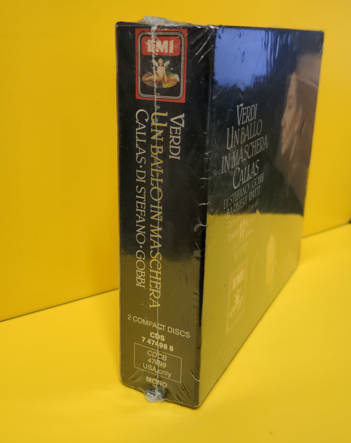 Verdi - Callas, Di Stefano, Gobbi, Barbieri, Ratti, Orchestra E Coro Del Teatro Alla Scala Di Milano, Votto - Un Ballo In Maschera - 1987 - CDS 7 47498 8 New - Sealed - 2xCD Box Set Verdi - Callas, Di Stefano, Gobbi, Barbieri, Ratti, Orchestra E Coro Del Teatro Alla Scala Di Milano, Votto - Un Ballo In Maschera - 1987 - CDS 7 47498 8 New - Sealed - 2xCD Box Set