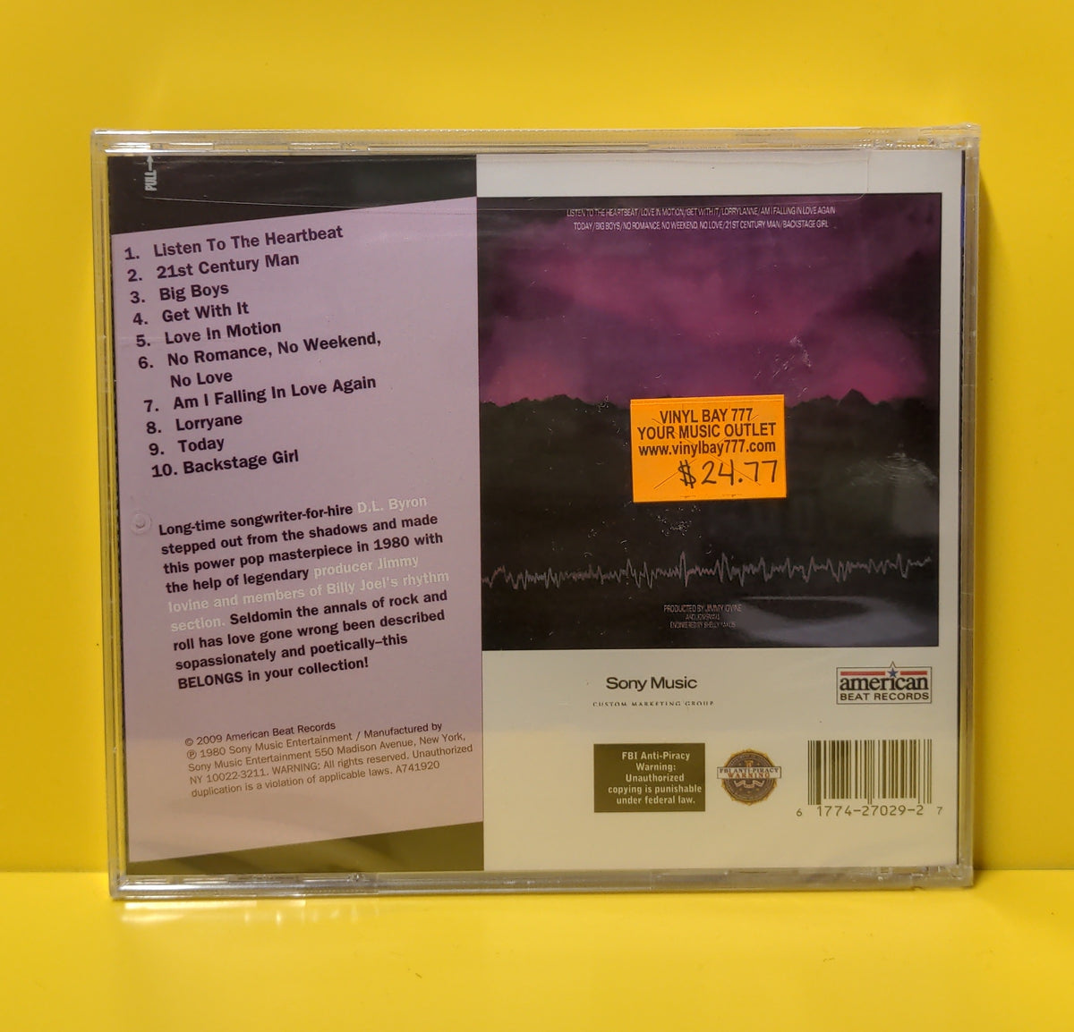 D.L. Byron - This Day And Age - 2009 - AB 70292/A741920 New - Sealed - CDs D.L. Byron - This Day And Age - 2009 - AB 70292/A741920 New - Sealed - CDs