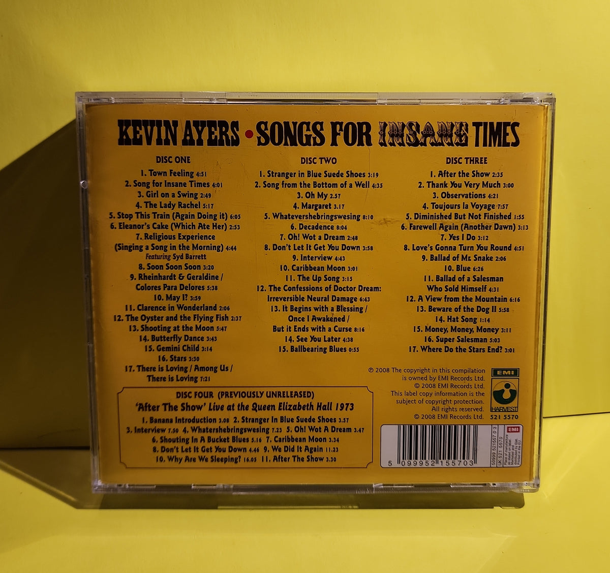 Kevin Ayers - Songs For Insane Times - 2008 - 521 5570 Used - VG++ - CDs Kevin Ayers - Songs For Insane Times - 2008 - 521 5570 Used - VG++ - CDs