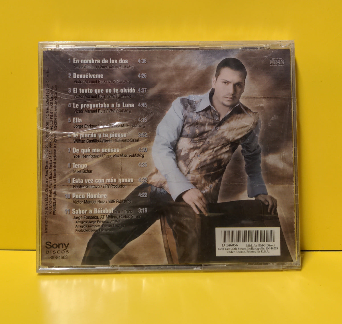 Victor Manuelle - Le Preguntaba A La Luna - 2002 - TRK-84663 New - Sealed - CDs - Club Edition Victor Manuelle - Le Preguntaba A La Luna - 2002 - TRK-84663 New - Sealed - CDs - Club Edition