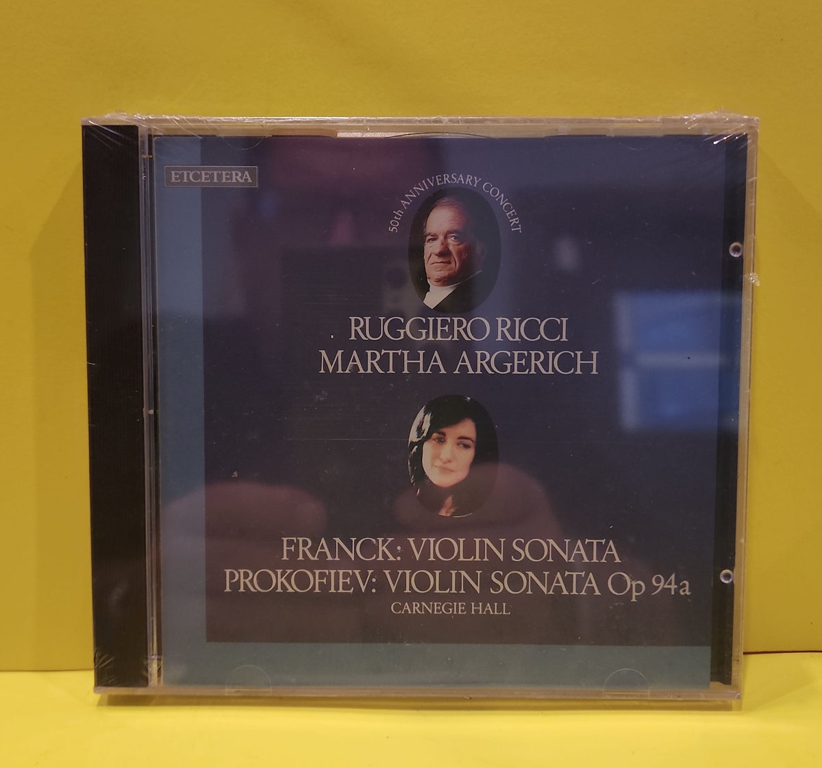 Ruggiero Ricci Martha Argerich Franck Prokofiev - Live at Carnegie Hall - 1985 - KTC 1038 New - Sealed - CDs Ruggiero Ricci Martha Argerich Franck Prokofiev - Live at Carnegie Hall - 1985 - KTC 1038 New - Sealed - CDs