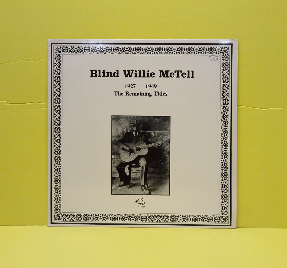Blind Willie McTell - The Remaining Titles 1927-1949 - 1982 - WSE 102 Used - EX - Vinyl Blind Willie McTell - The Remaining Titles 1927-1949 - 1982 - WSE 102 Used - EX - Vinyl