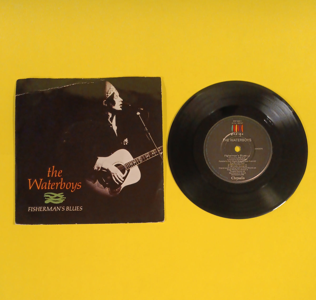 The Waterboys - Fisherman's Blues / Lost Highway (UK 7") - 1991 - ENY 645 Used - EX - Vinyl The Waterboys - Fisherman's Blues / Lost Highway (UK 7") - 1991 - ENY 645 Used - EX - Vinyl