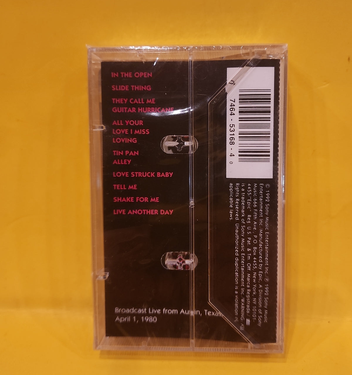 Stevie Vaughan And Double Trouble - In The Beginning - 1992 - ET 53168 New - Sealed - cassettes Stevie Vaughan And Double Trouble - In The Beginning - 1992 - ET 53168 New - Sealed - cassettes