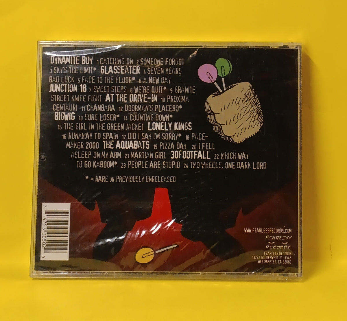 Various - Don't Be Scared: A Fearless Records Sampler - 2001 - F050 New - Sealed - CDs Various - Don't Be Scared: A Fearless Records Sampler - 2001 - F050 New - Sealed - CDs