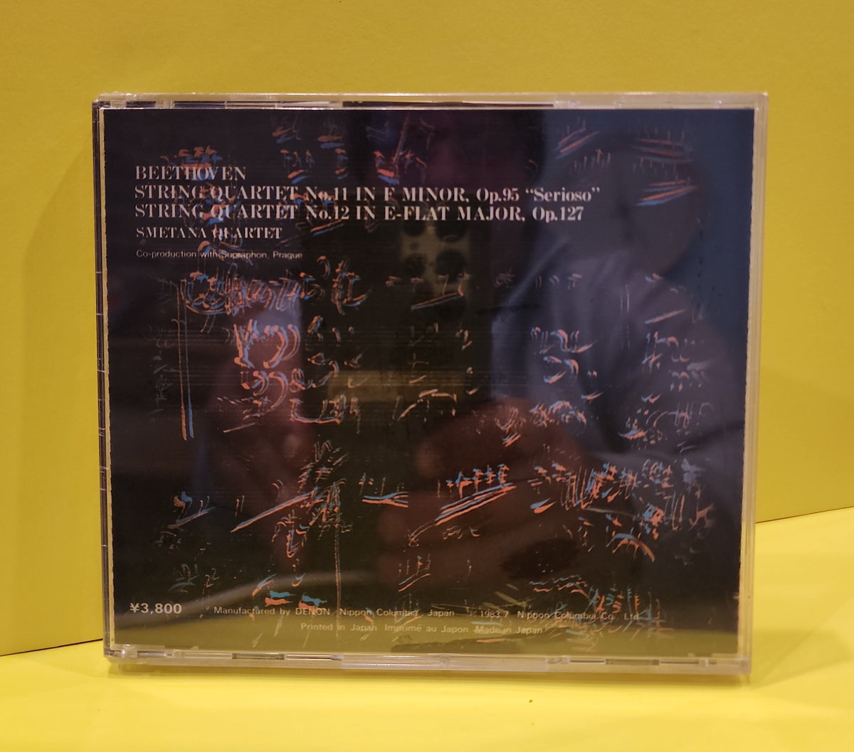 Ludwig van Beethoven Smetana Quartet - String Quartet No.11 in F Minor Op 95 Serioso - 1984 - 38C37-7063 New - Sealed - CDs Ludwig van Beethoven Smetana Quartet - String Quartet No.11 in F Minor Op 95 Serioso - 1984 - 38C37-7063 New - Sealed - CDs