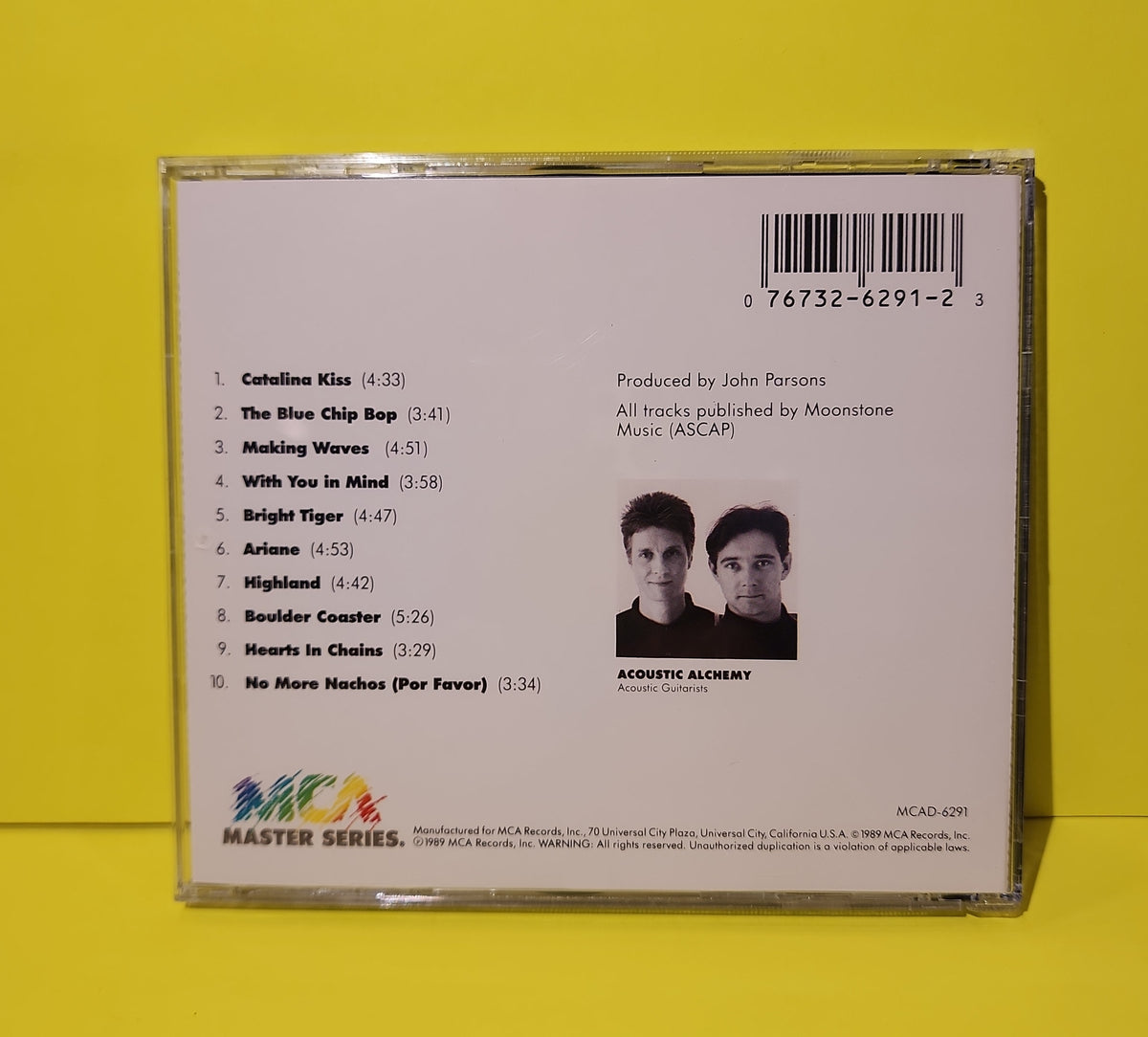 Acoustic Alchemy - Blue Chip / Autographed - 1989 - MCAD 6291 Used - EX - CDs Acoustic Alchemy - Blue Chip / Autographed - 1989 - MCAD 6291 Used - EX - CDs