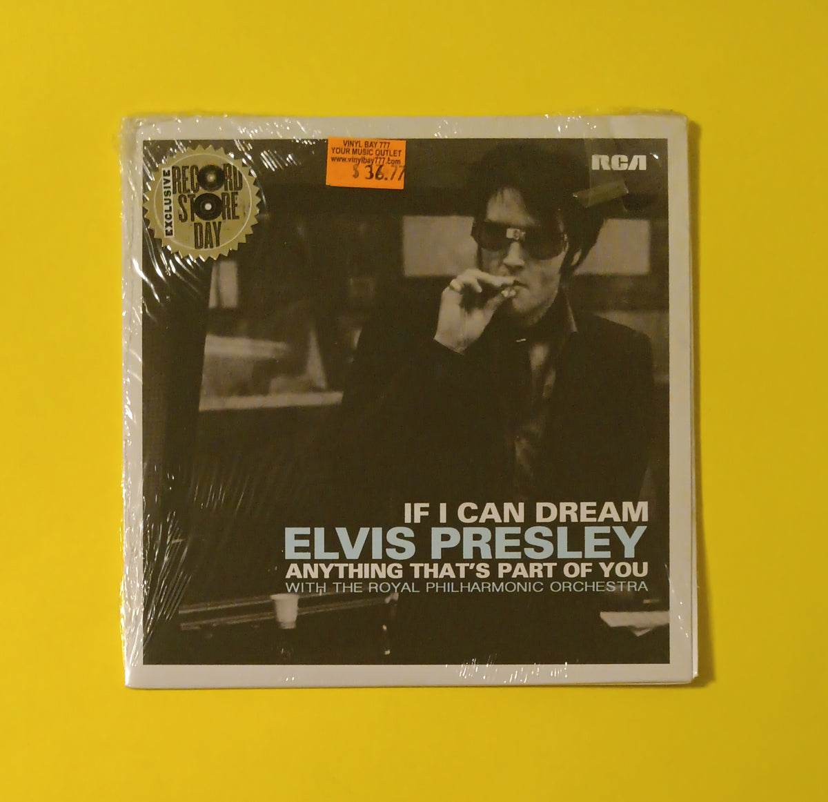 Elvis Presley With Royal Philharmonic Orchestra - If I Can Dream / Anything That's Part of You - 2015 - 88875143297JK1 New - Sealed - 7" Vinyl Elvis Presley With Royal Philharmonic Orchestra - If I Can Dream / Anything That's Part of You - 2015 - 88875143297JK1 New - Sealed - 7" Vinyl