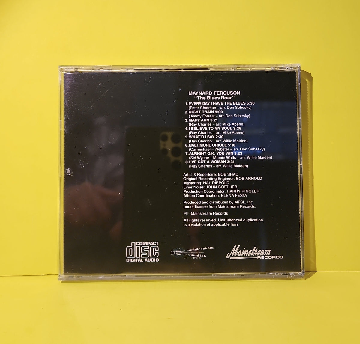 Maynard Ferguson - The Blues Roar (Original Master Recording MFSL) - 1987 - MFCD 843 Used - VG++ - CDs Maynard Ferguson - The Blues Roar (Original Master Recording MFSL) - 1987 - MFCD 843 Used - VG++ - CDs