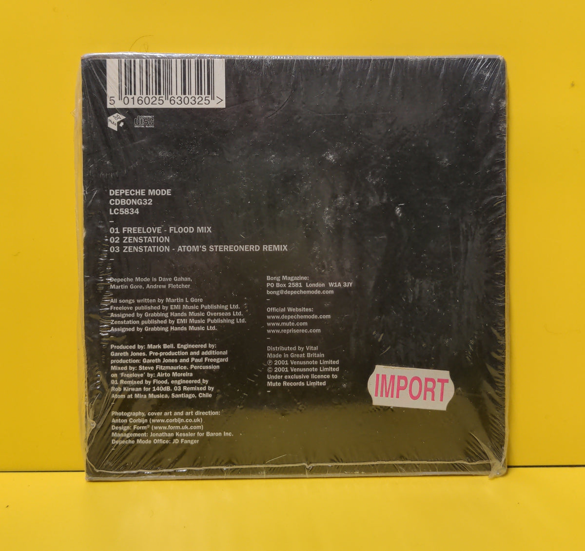 Depeche Mode - Freelove - 2001 - CDBONG32 New - Sealed - CDs Depeche Mode - Freelove - 2001 - CDBONG32 New - Sealed - CDs