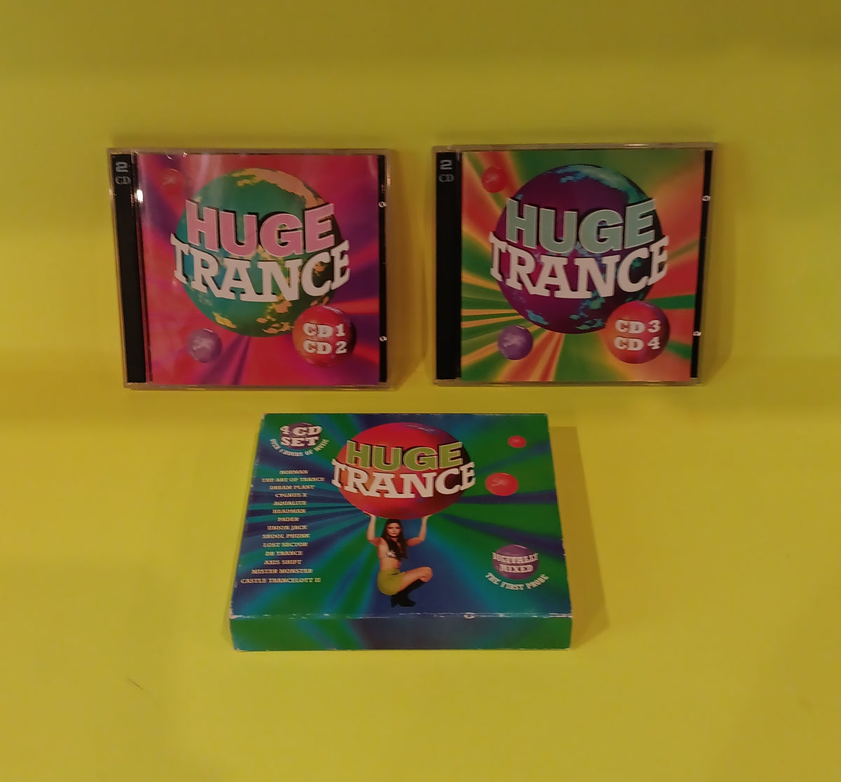 Various - Huge Trance 4 CD Box Set - 1996 - HUGE BX CD 2 Used - EX - CDs Various - Huge Trance 4 CD Box Set - 1996 - HUGE BX CD 2 Used - EX - CDs