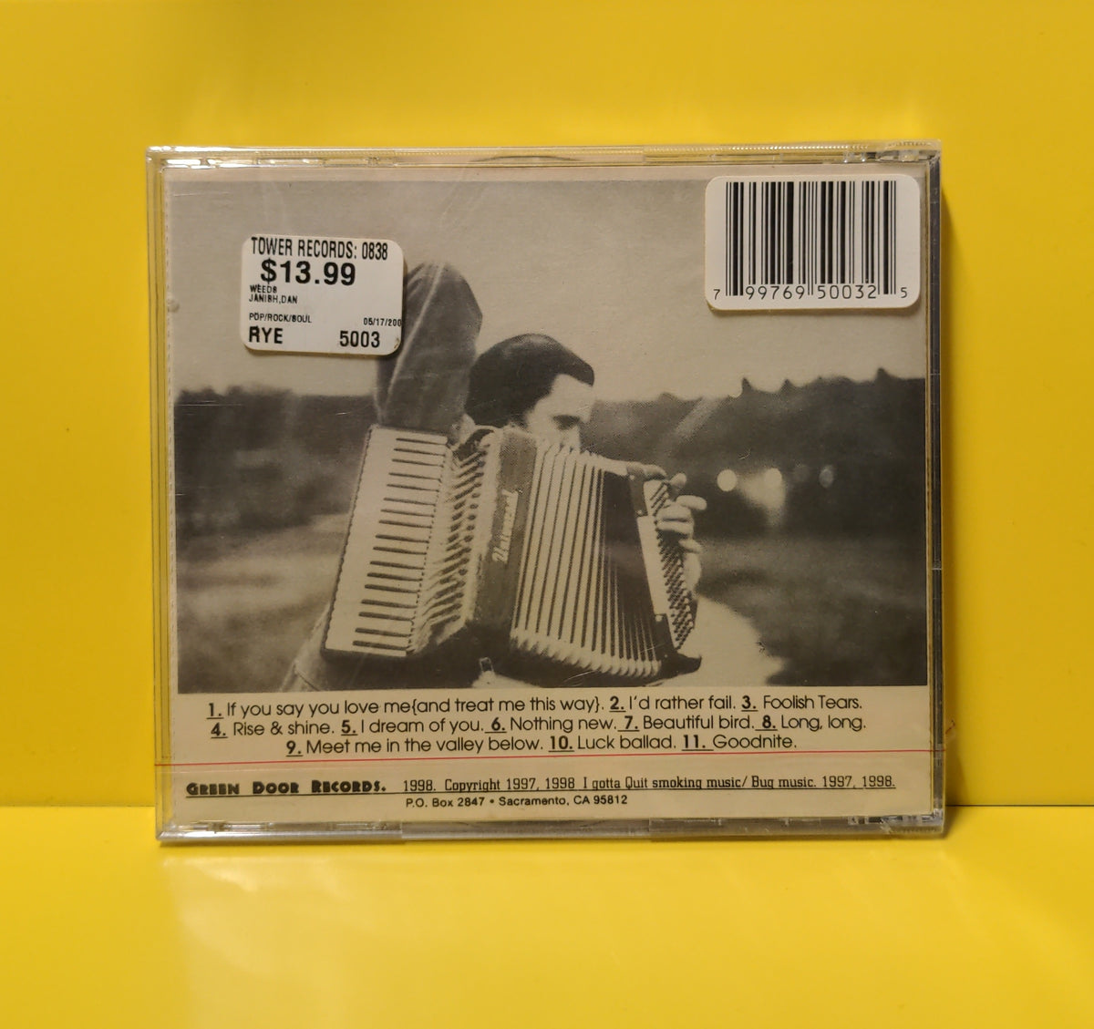 Dan Janisch - Weeds - 1998 - New - Sealed - CDs Dan Janisch - Weeds - 1998 - New - Sealed - CDs