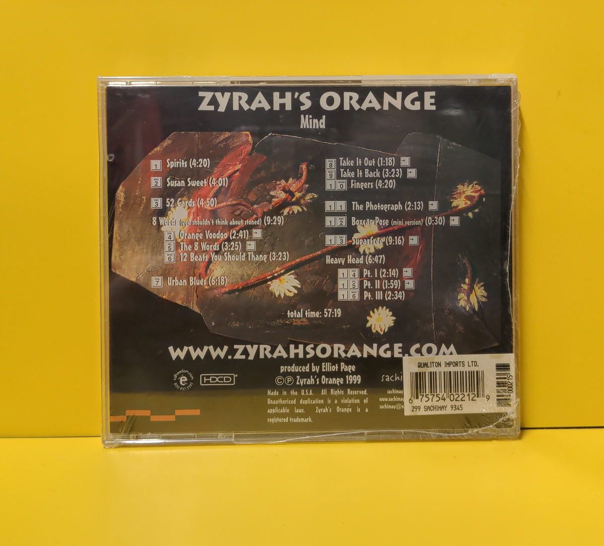 Zyrah's Orange - Mind - 1999 - SCA9345 New - Sealed - CDs Zyrah's Orange - Mind - 1999 - SCA9345 New - Sealed - CDs