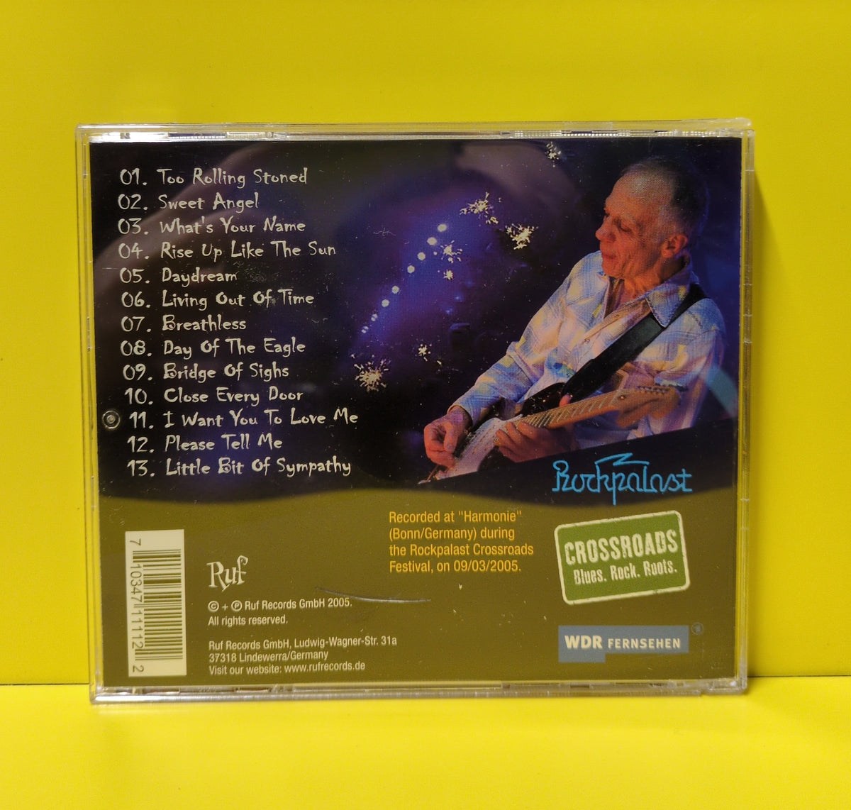 Robin Trower - Living Out Of Time: Live - 2005 - RUF 1111 Used - EX - CDs Robin Trower - Living Out Of Time: Live - 2005 - RUF 1111 Used - EX - CDs