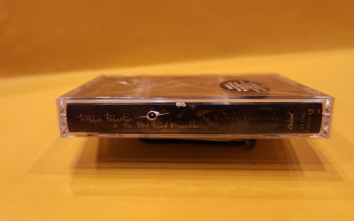 Robbie Robertson & The Red Road Ensemble - Music For The Native Americans - 1994 - 8 28295 4 6 New - Sealed - cassettes Robbie Robertson & The Red Road Ensemble - Music For The Native Americans - 1994 - 8 28295 4 6 New - Sealed - cassettes