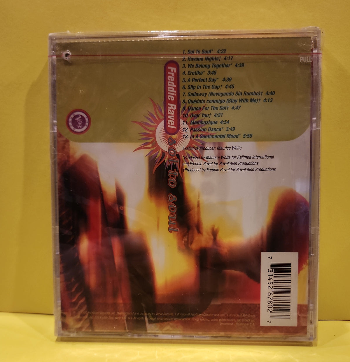 Eddie Ravel - Sol to Soul - 1996 - 314 526 78-2 New - Sealed - CDs Eddie Ravel - Sol to Soul - 1996 - 314 526 78-2 New - Sealed - CDs
