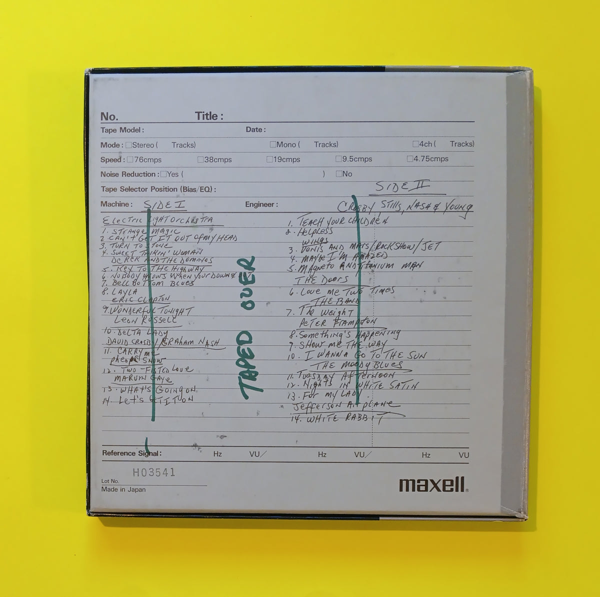 Maxell UD Sound Recording Tape 50-120 Japan Metal Reel Used - Blank Media Maxell UD Sound Recording Tape 50-120 Japan Metal Reel Used - Blank Media