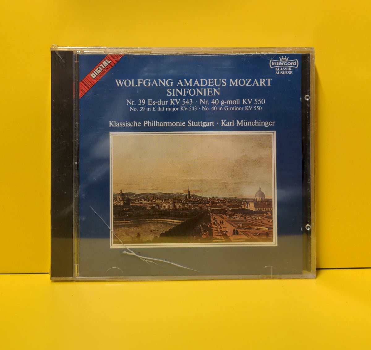 Wolfgang Amadeus Mozart, Klassische Philharmonie Stuttgart, Karl Münchinger - Sinfonien Nr. 39 Es-dur KV 543 • Nr. 40 G-moll KV 550 - 1984 - INT 860.839 New - Sealed - CDs Wolfgang Amadeus Mozart, Klassische Philharmonie Stuttgart, Karl Münchinger - Sinfonien Nr. 39 Es-dur KV 543 • Nr. 40 G-moll KV 550 - 1984 - INT 860.839 New - Sealed - CDs