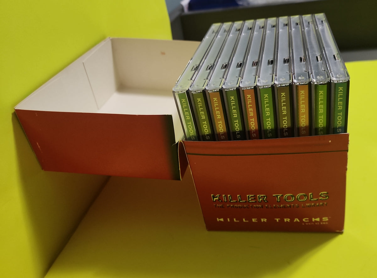 Killer Tools 1-10 - The production Elements Library 10 CDs Box Set Rare. - NM - CDs Killer Tools 1-10 - The production Elements Library 10 CDs Box Set Rare. - NM - CDs
