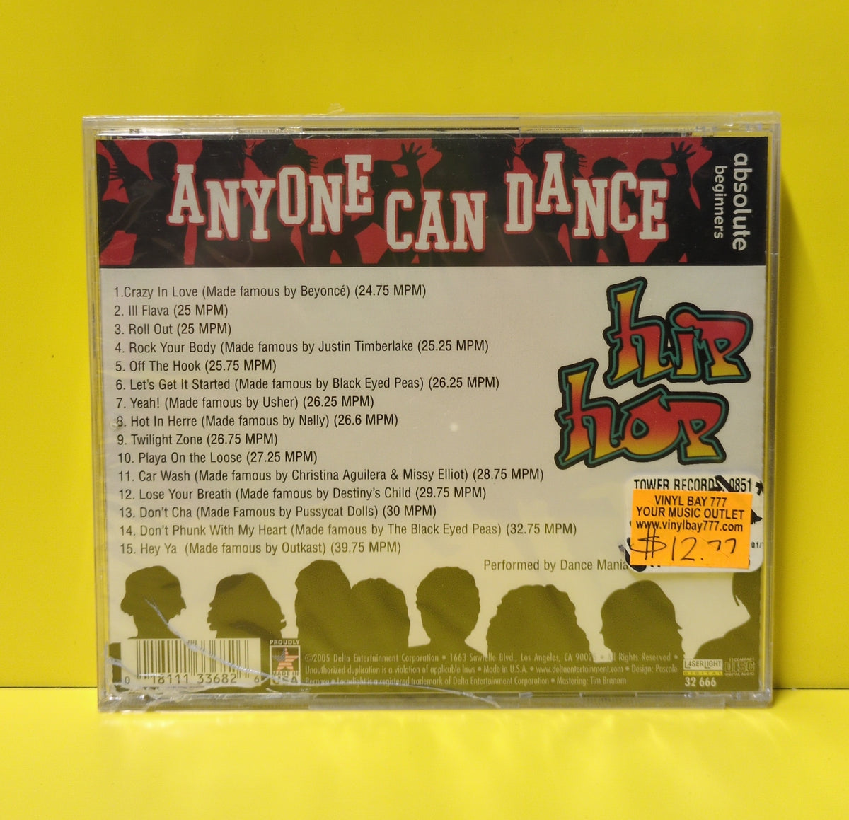 Dance Mania - Anyone Can Dance: Hip Hop - 2005 - 32 666 New - Sealed - CDs Dance Mania - Anyone Can Dance: Hip Hop - 2005 - 32 666 New - Sealed - CDs