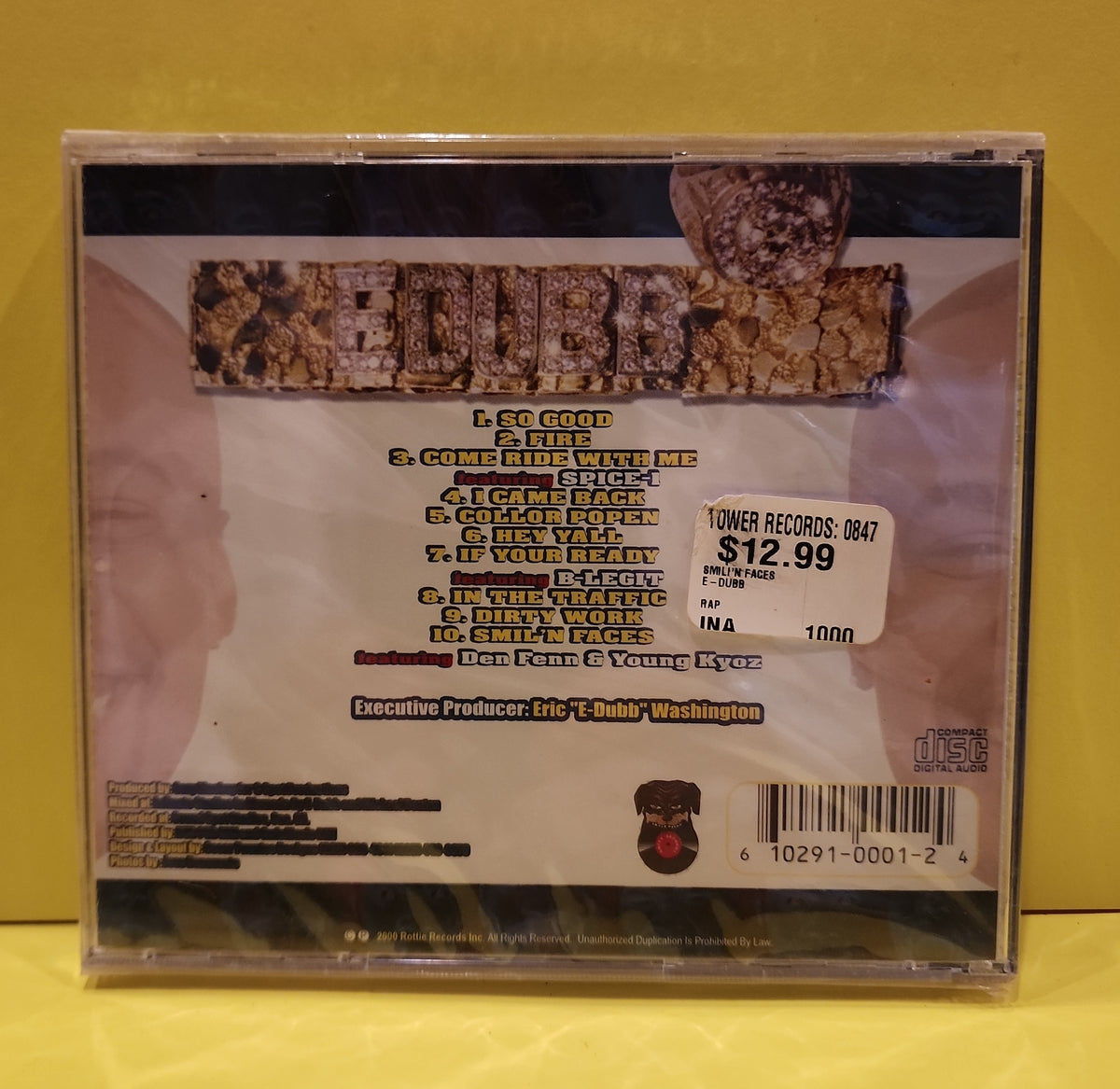 E-DUBB - Smili'n Faces - 2000 - RR 2209-2 New - Sealed - CDs E-DUBB - Smili'n Faces - 2000 - RR 2209-2 New - Sealed - CDs