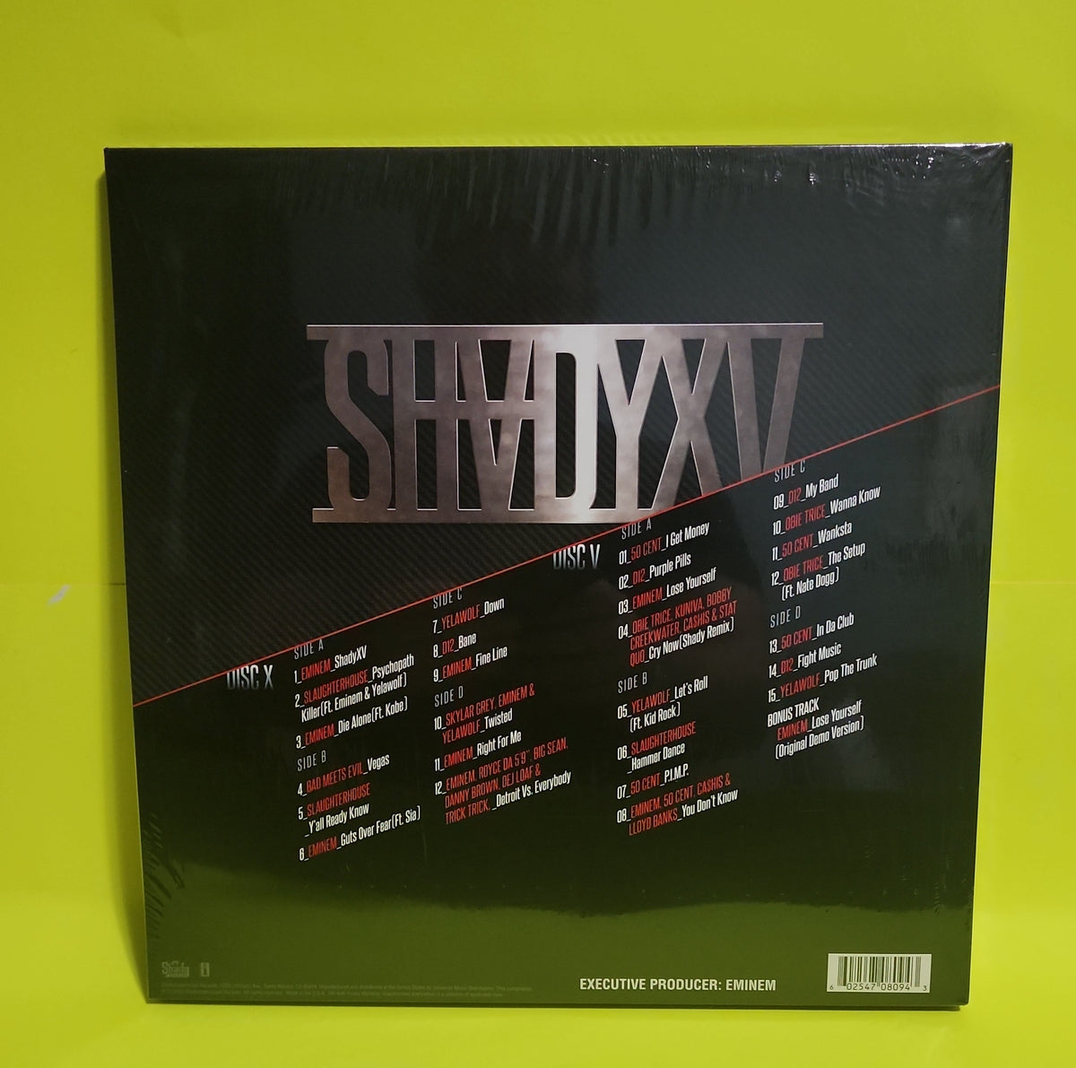 Various - Shady XV - 2015 - B0022280-01 New - Sealed - Vinyl Various - Shady XV - 2015 - B0022280-01 New - Sealed - Vinyl