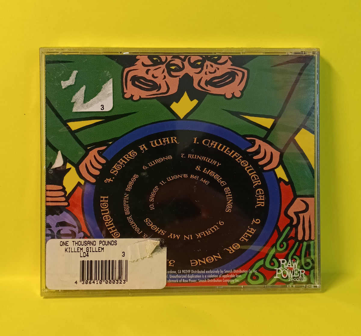 Killem Gillem - 1 Thousand Pounds - 1998 - RP 0003 New - Sealed - CDs Killem Gillem - 1 Thousand Pounds - 1998 - RP 0003 New - Sealed - CDs