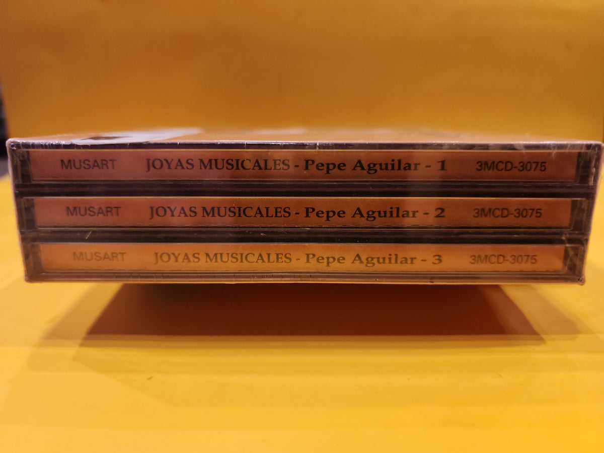 Pepe Aguilar - Joyas Musicales - 3MCD-3075 New - Sealed - CDs Pepe Aguilar - Joyas Musicales - 3MCD-3075 New - Sealed - CDs