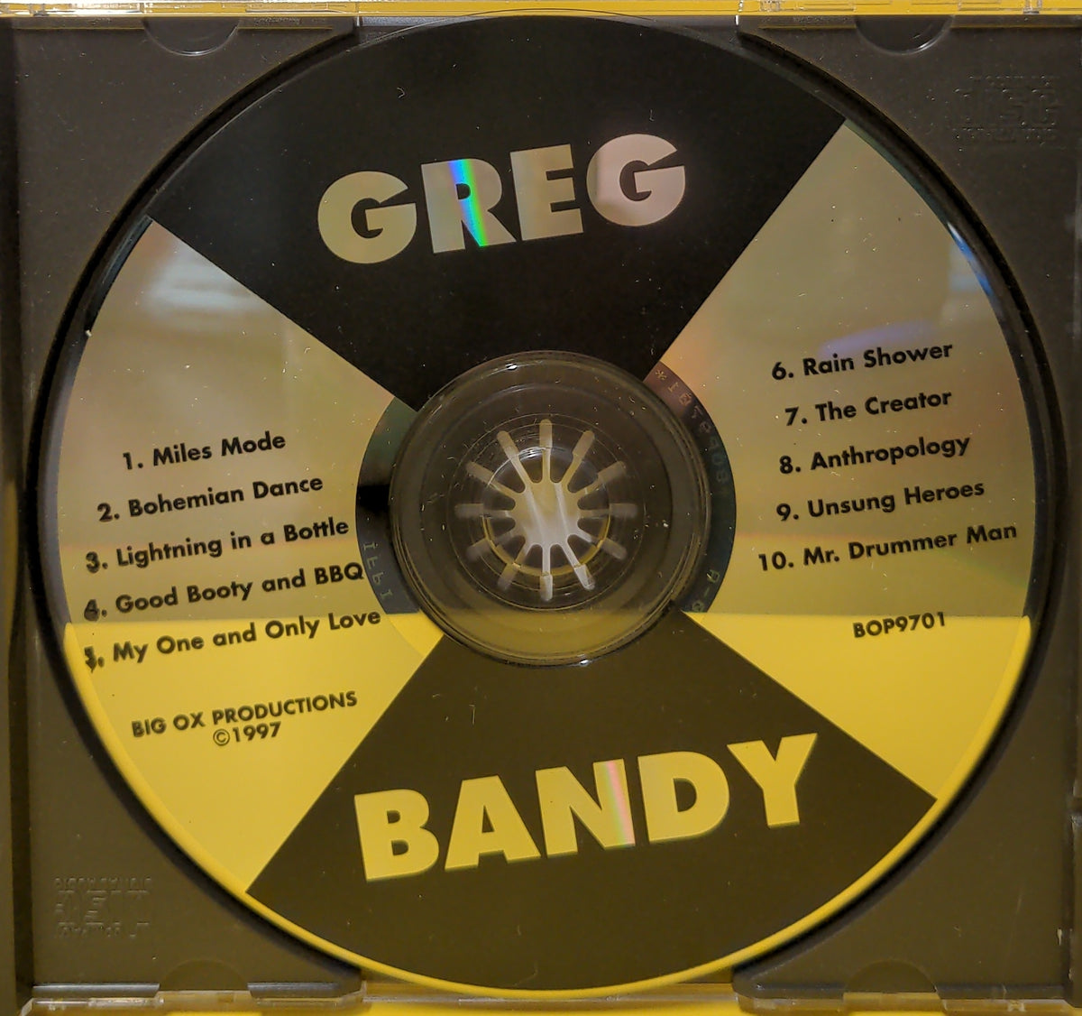 Greg Bandy - Lightning In A Bottle - 1997 - BOP 9701 Used - NM - CDs Greg Bandy - Lightning In A Bottle - 1997 - BOP 9701 Used - NM - CDs