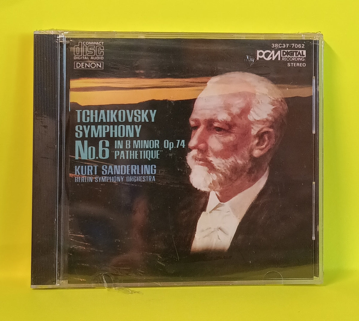 Tchaikovsky - Symphony No. 6 in B Minor Op. 74 Pathetique - 1983 - 38C37 7062 New - Sealed - CDs Japan Import Tchaikovsky - Symphony No. 6 in B Minor Op. 74 Pathetique - 1983 - 38C37 7062 New - Sealed - CDs Japan Import