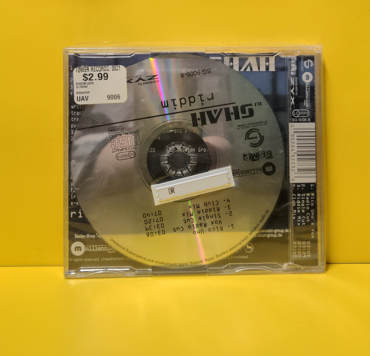 DJ Shah - Riddim - 2000 - SG 9006-8 New - Sealed - CDs DJ Shah - Riddim - 2000 - SG 9006-8 New - Sealed - CDs