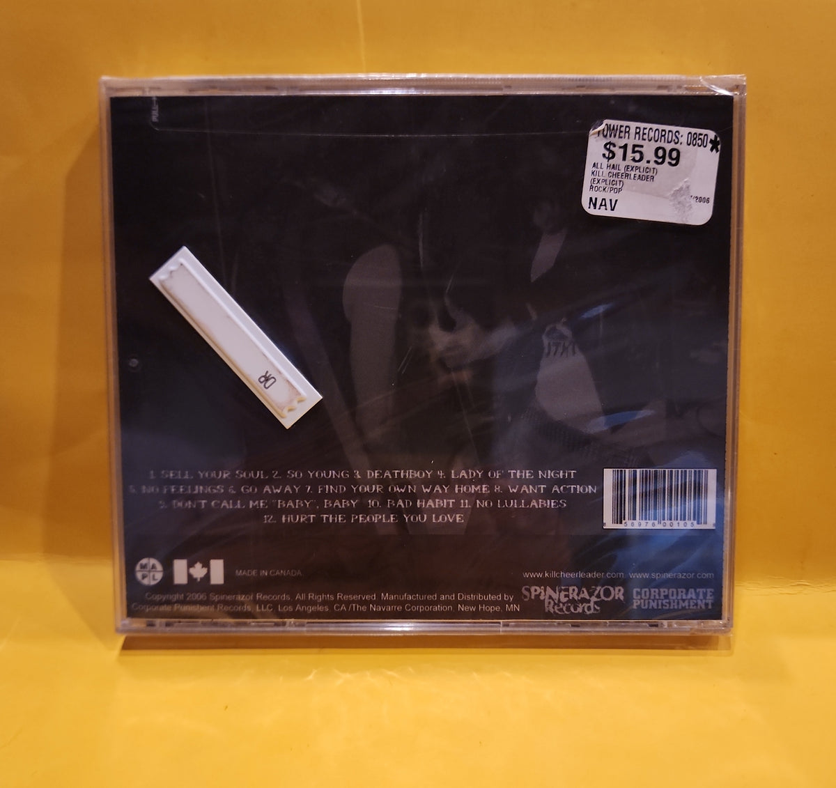 Kïll Cheerleadër - All Hail - 2006 - SR-001 New - Sealed - CDs Kïll Cheerleadër - All Hail - 2006 - SR-001 New - Sealed - CDs