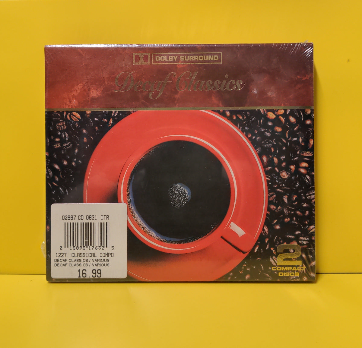 Various, Royal Philharmonic Orchestra - Decaf Classics - 1999 - 15095-1763-2 New - Sealed - CDs Various, Royal Philharmonic Orchestra - Decaf Classics - 1999 - 15095-1763-2 New - Sealed - CDs