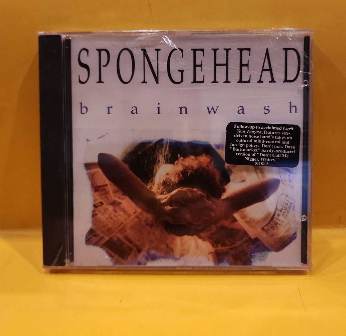 Spongehead - Brainwash - 1994 - 51181-2 New - Sealed - CDs Spongehead - Brainwash - 1994 - 51181-2 New - Sealed - CDs