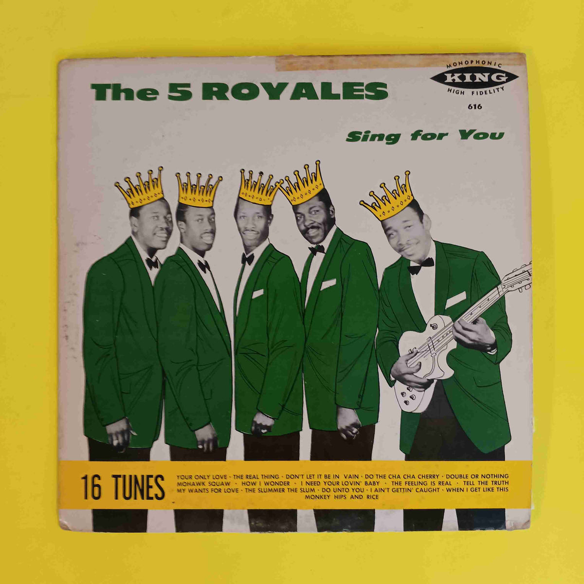 The 5 Royales - Sing For You ORIGINAL DG - 1959 - King 616 Used - VG+ - Vinyl The 5 Royales - Sing For You ORIGINAL DG - 1959 - King 616 Used - VG+ - Vinyl