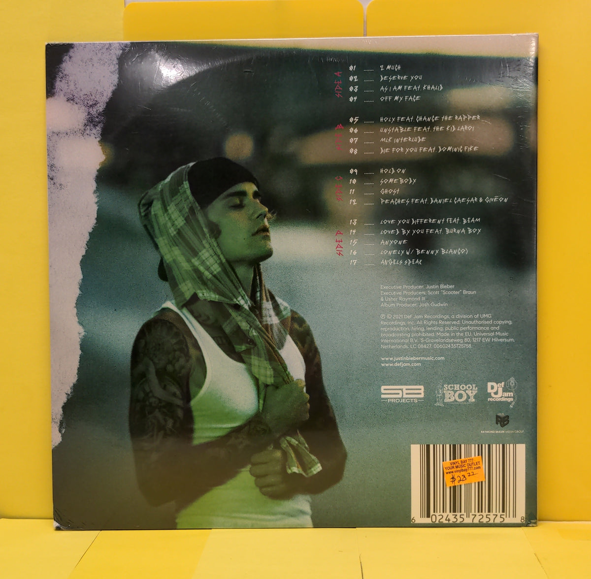 Justin Bieber - Justice - 2021 - 00602435725758 New - Sealed - Vinyl Justin Bieber - Justice - 2021 - 00602435725758 New - Sealed - Vinyl
