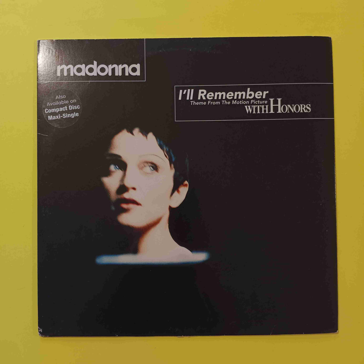 Madonna - I'll Remember (Theme From With Honors) PROMO - 1994 - 41355-0 Used - VG++ - Vinyl Madonna - I'll Remember (Theme From With Honors) PROMO - 1994 - 41355-0 Used - VG++ - Vinyl