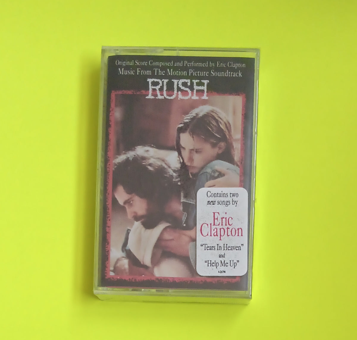 Eric Clapton - Music From The Motion Picture Soundtrack Rush - 1992 - 9 26794-4 New - Sealed - Cassette Eric Clapton - Music From The Motion Picture Soundtrack Rush - 1992 - 9 26794-4 New - Sealed - Cassette