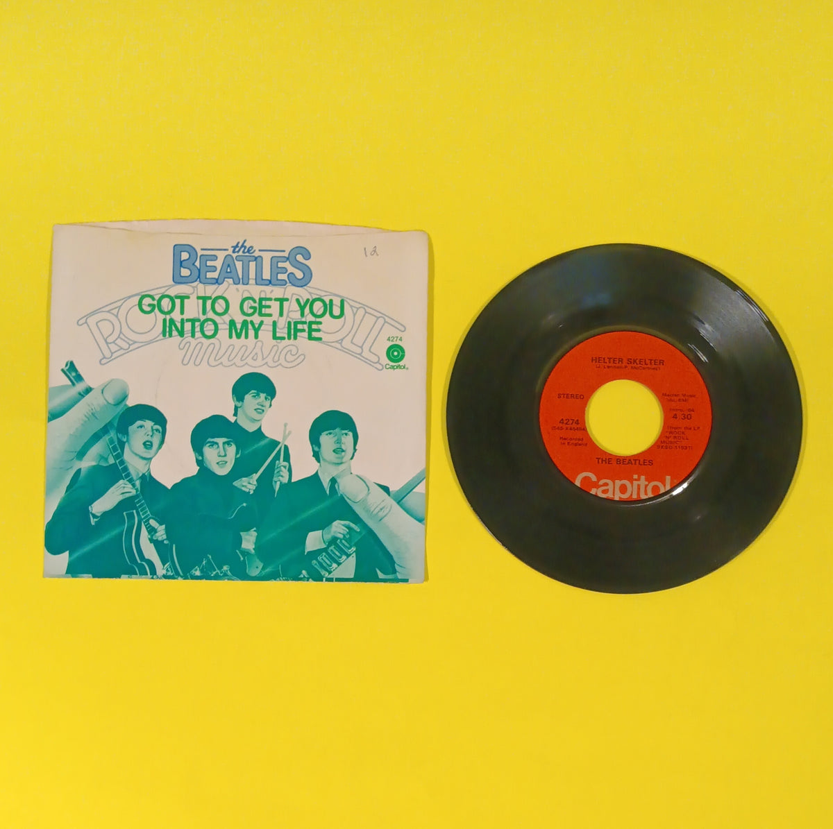 The Beatles - Got To Get You Into My Life 7" - 1976 - 4274 Used - VG+ - Vinyl The Beatles - Got To Get You Into My Life 7" - 1976 - 4274 Used - VG+ - Vinyl
