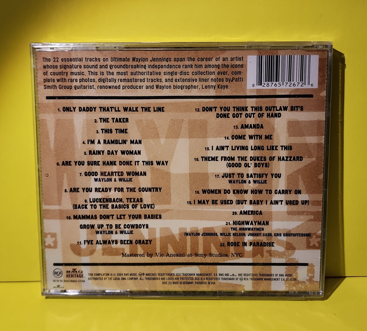 Waylon Jennings - Ultimate Waylon Jennings - 82876 57267 2 New - Sealed - CDs Waylon Jennings - Ultimate Waylon Jennings - 82876 57267 2 New - Sealed - CDs