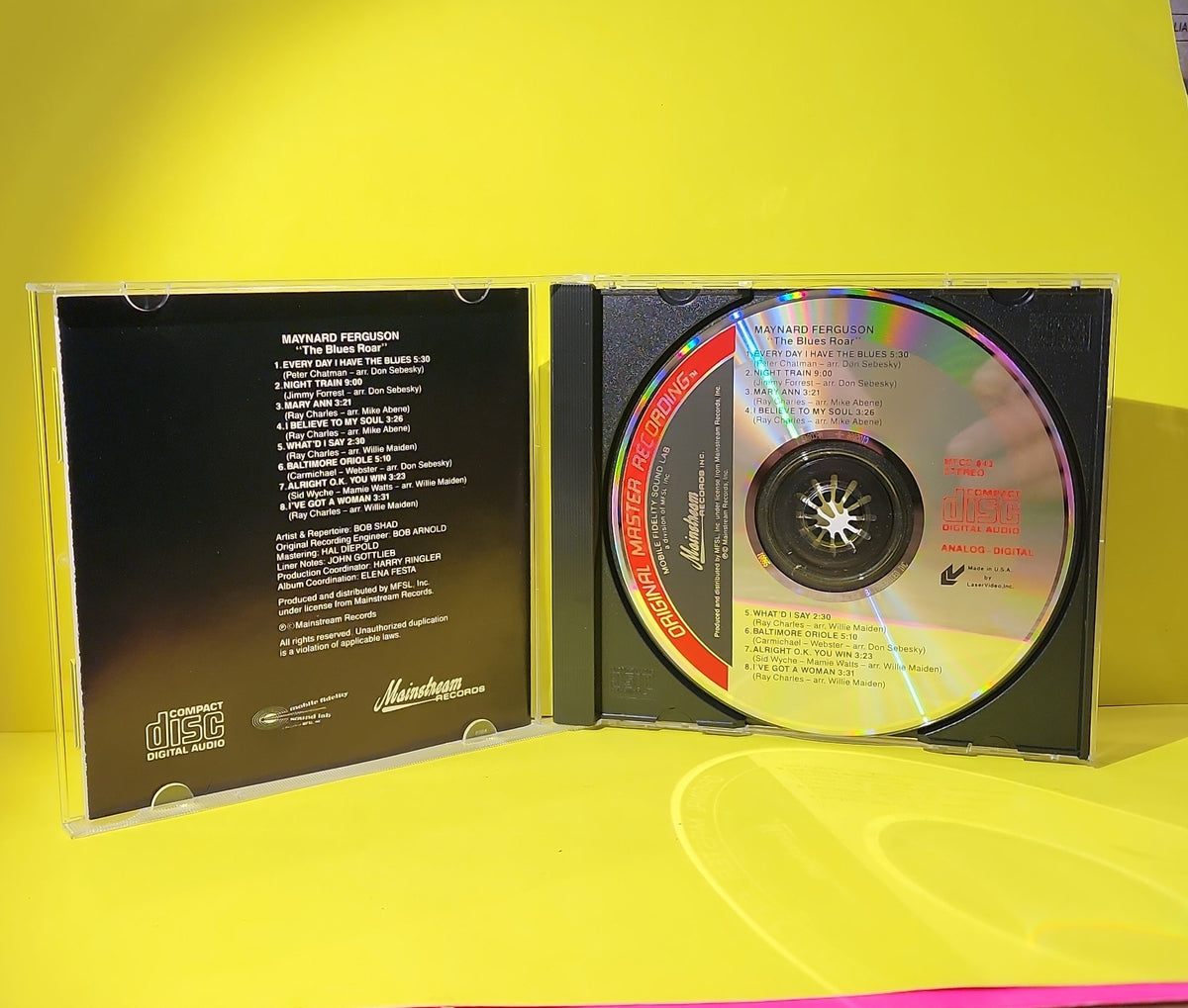 Maynard Ferguson - The Blues Roar (Original Master Recording MFSL) - 1987 - MFCD 843 Used - VG++ - CDs Maynard Ferguson - The Blues Roar (Original Master Recording MFSL) - 1987 - MFCD 843 Used - VG++ - CDs