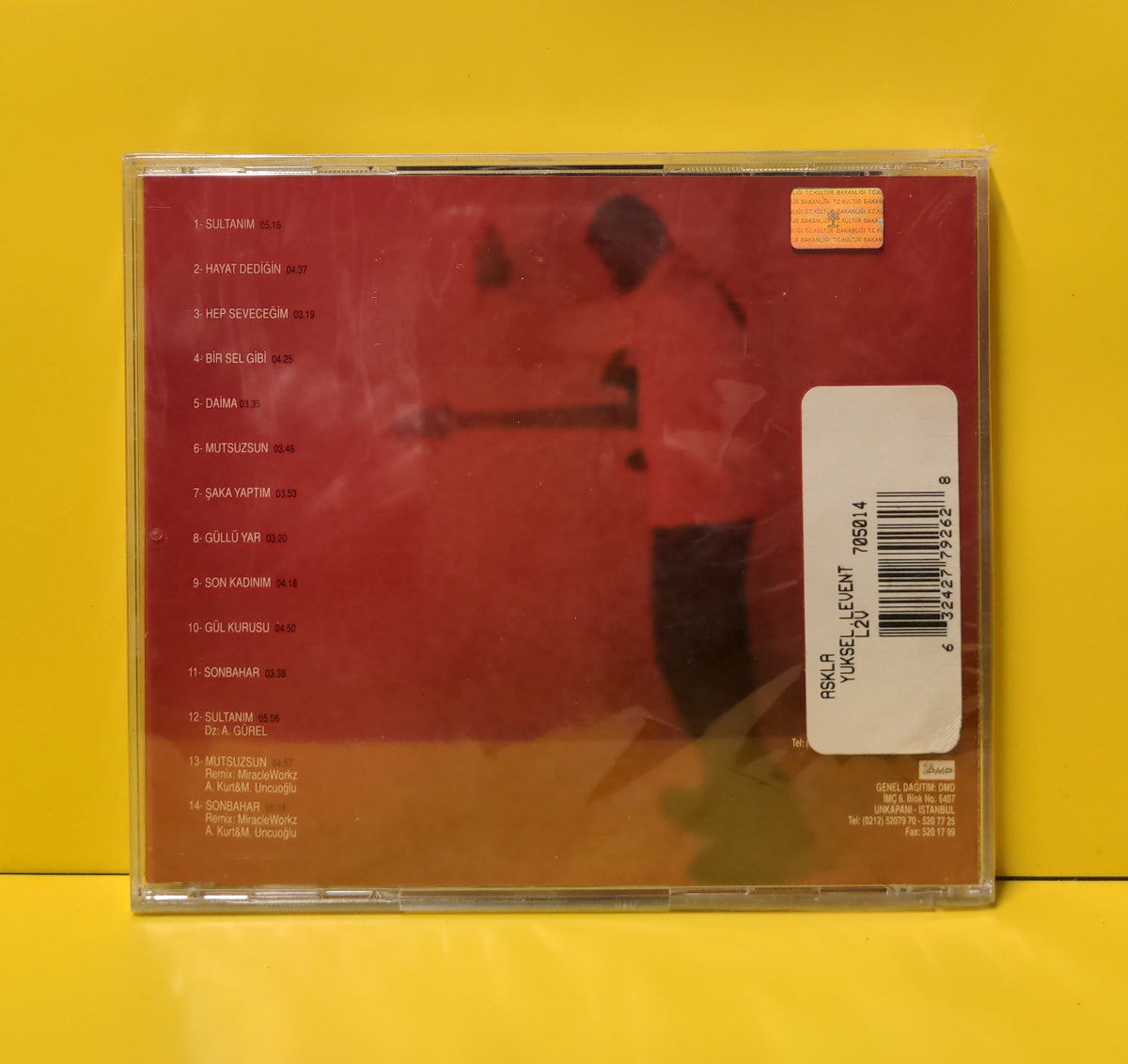 Levent Yuksel - Askla - 2000 - New - Sealed - CDs Levent Yuksel - Askla - 2000 - New - Sealed - CDs