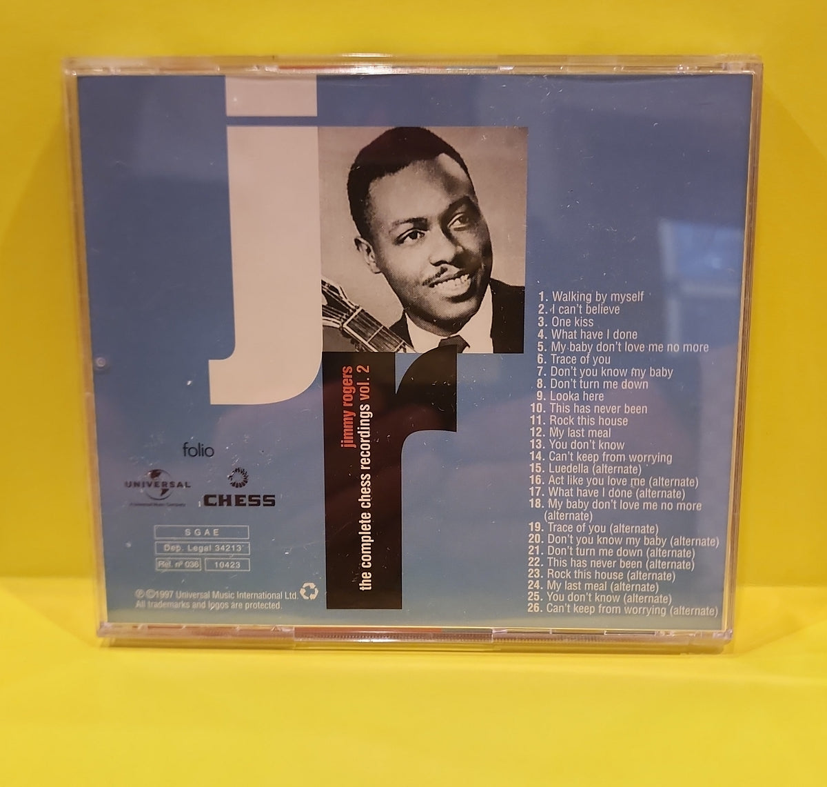 Jimmy Rogers - The Complete Chess Recording Vol.2 - 1997 - New - NM - CDs Jimmy Rogers - The Complete Chess Recording Vol.2 - 1997 - New - NM - CDs