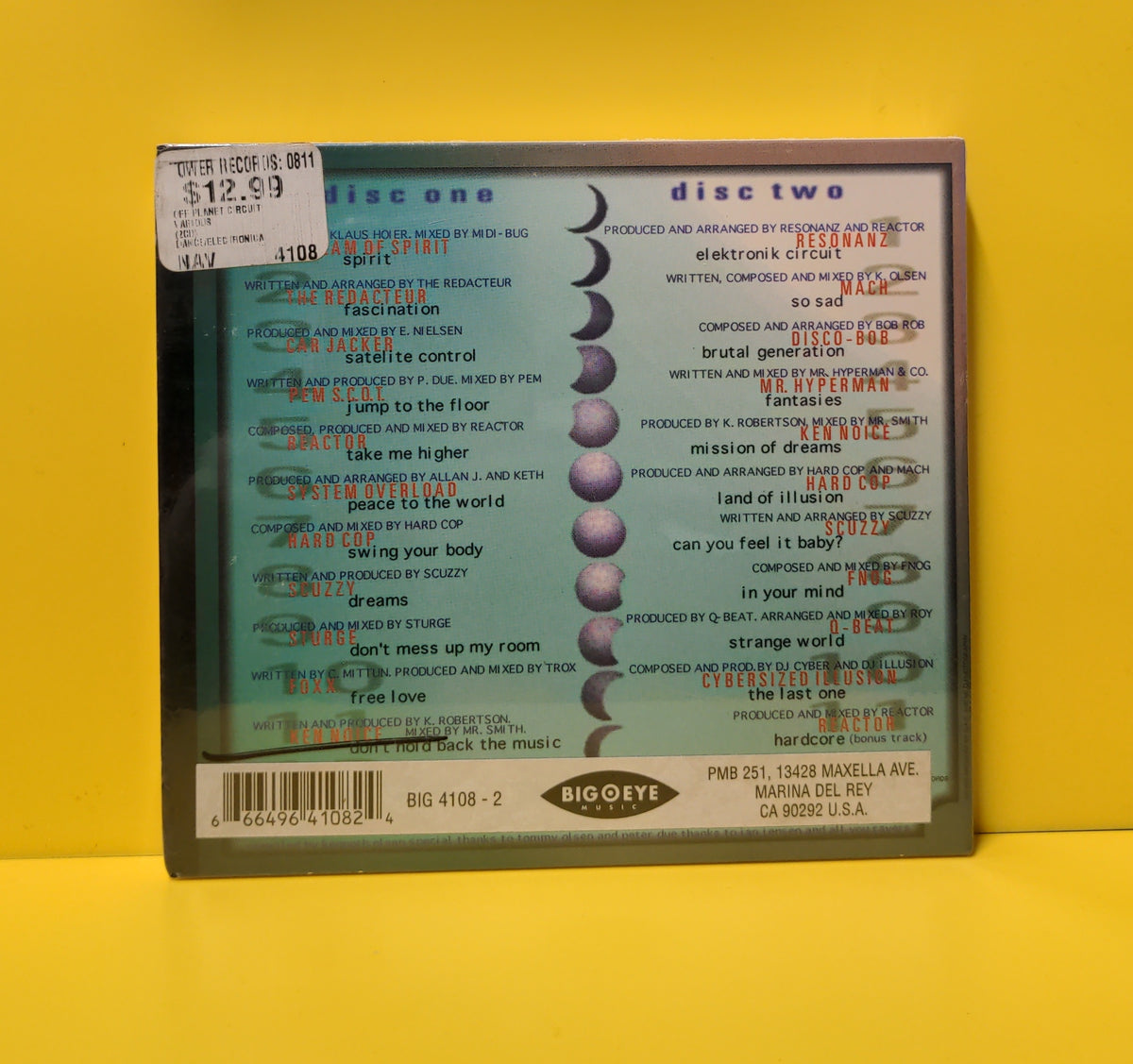 Various Artists - Off Planet Circuit - Ultimate Dance & Techno Compilation - 1996 - CLP 9750 New - Sealed - 2xCD Various Artists - Off Planet Circuit - Ultimate Dance & Techno Compilation - 1996 - CLP 9750 New - Sealed - 2xCD