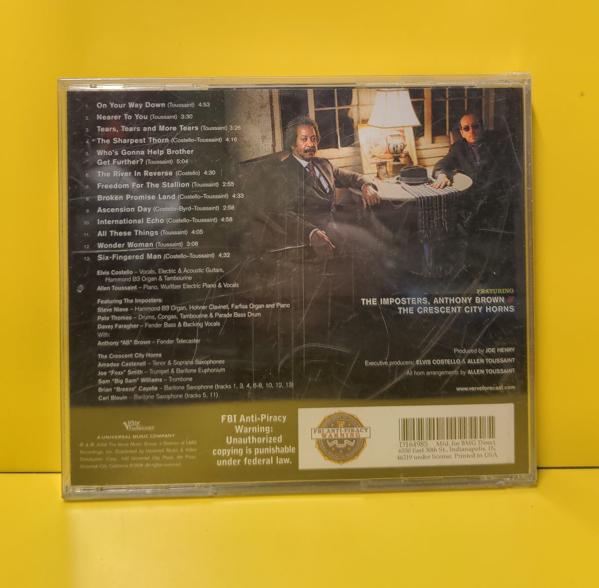 Elvis Costello, Allen Toussaint - The River In Reverse - 2006 - B000666-02 New - Sealed - CDs Elvis Costello, Allen Toussaint - The River In Reverse - 2006 - B000666-02 New - Sealed - CDs