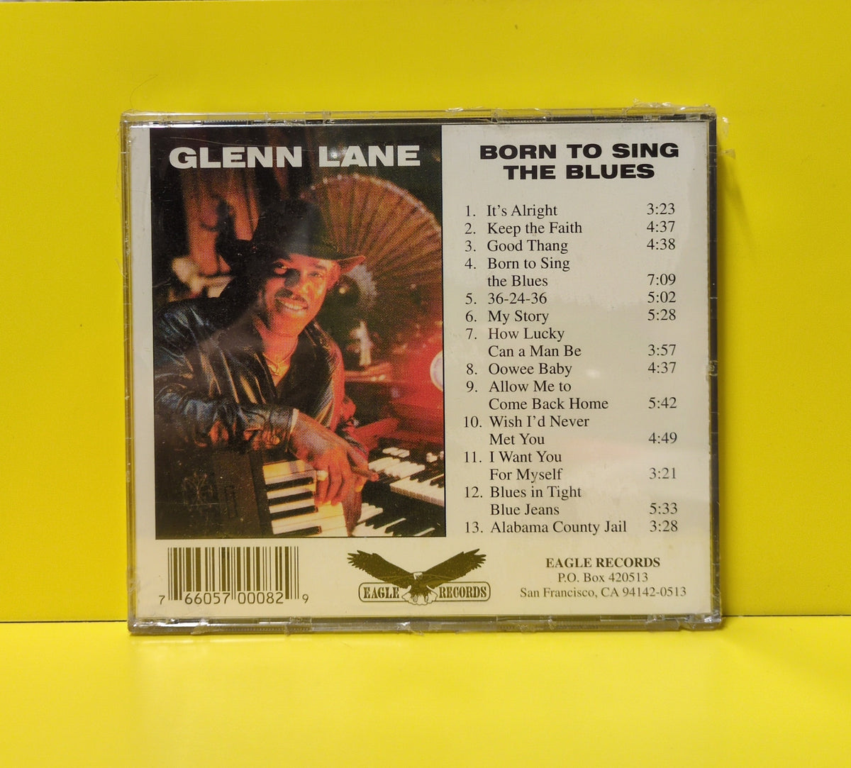 Glenn Lane - Born To Sing The Blues - 1996 - New - Sealed - CDs Glenn Lane - Born To Sing The Blues - 1996 - New - Sealed - CDs